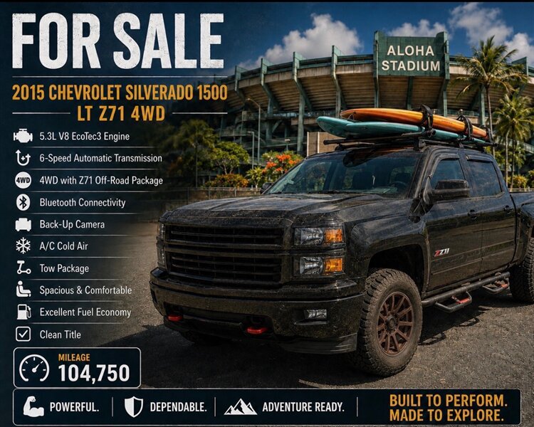 Used 2015 Chevrolet Silverado 1500 LT w/ All Star Edition AWD/4WD image 1
