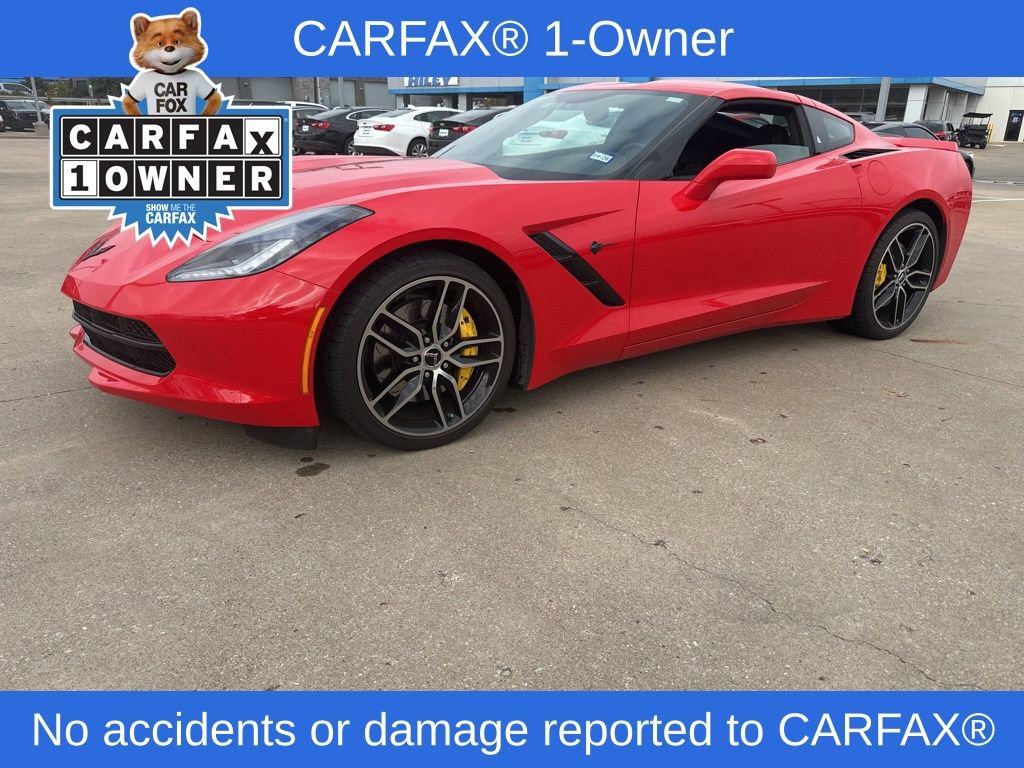 Used 2019 Chevrolet Corvette Stingray Coupe w/ Carbon Flash Badge Package image 2