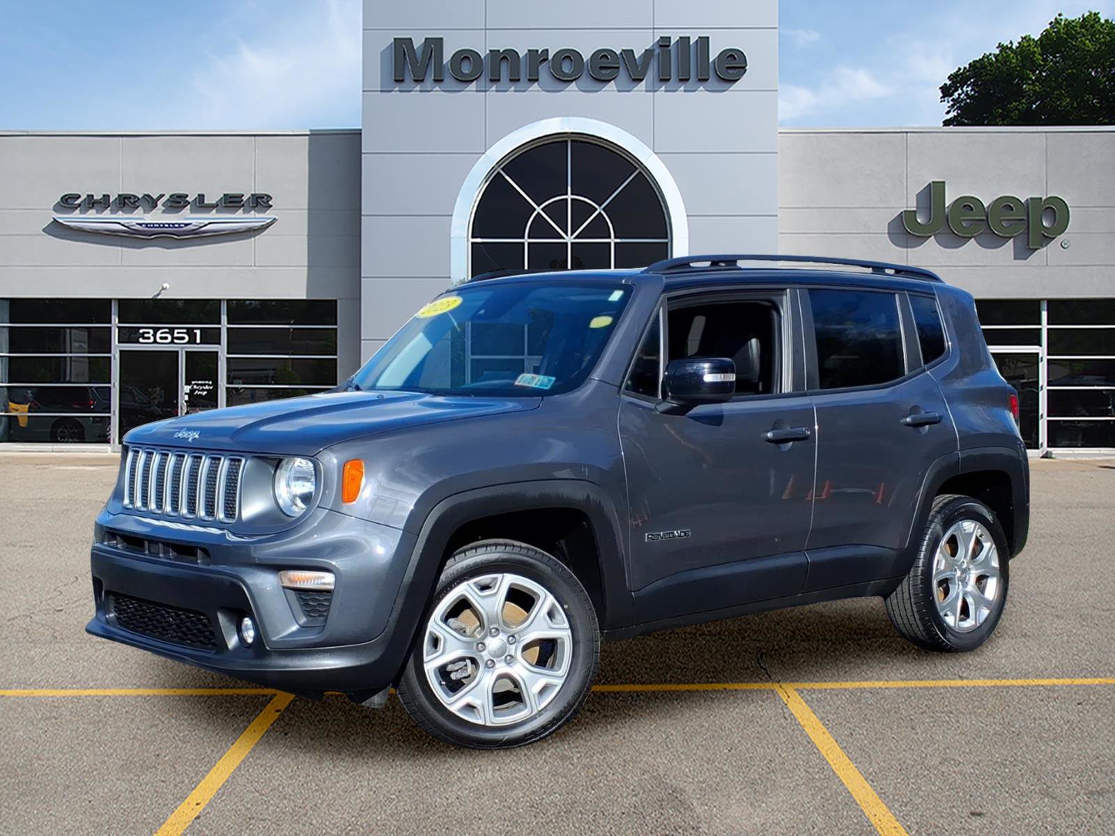 Certified 2023 Jeep Renegade Limited w/ Sun/Sound Group AWD/4WD image 1