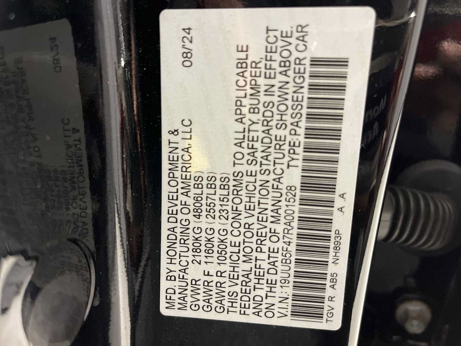 Certified 2024 Acura TLX w/ Technology Package FWD image 21