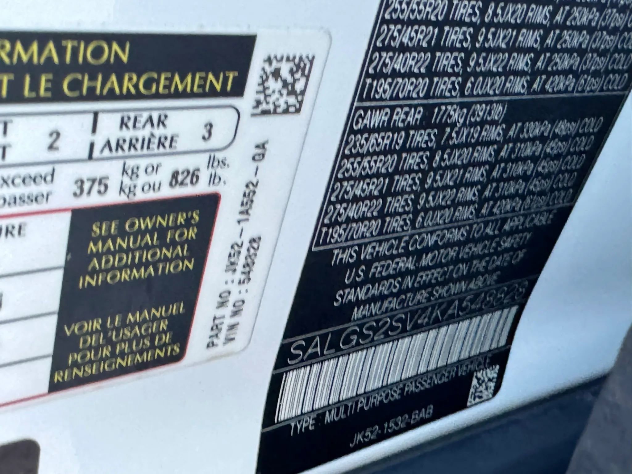Used 2019 Land Rover Range Rover HSE AWD/4WD image 44