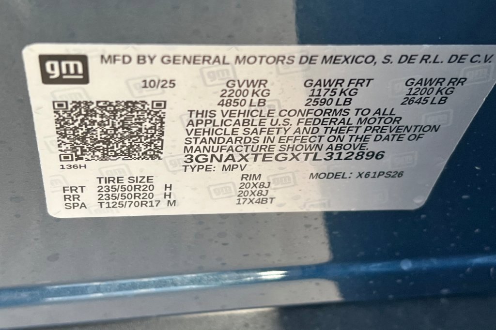 New 2026 Chevrolet Equinox RS image 23