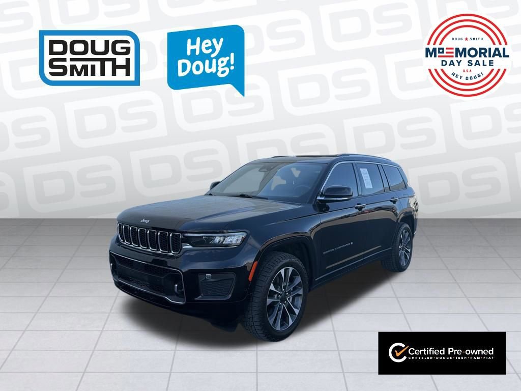 Certified 2023 Jeep Grand Cherokee L Overland w/ Rear Seat Video Group I