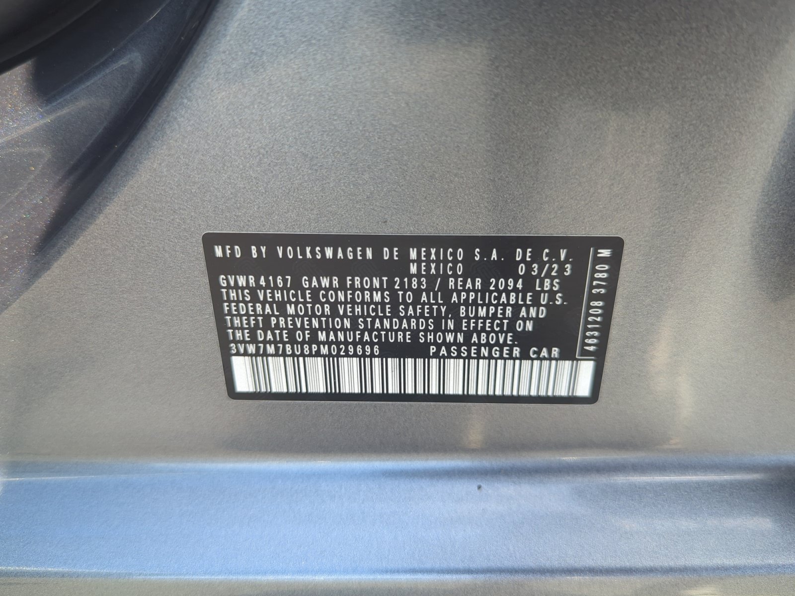Certified 2023 Volkswagen Jetta SE w/ Panoramic Sunroof Package FWD image 25