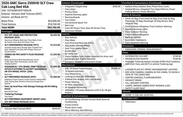 New 2026 GMC Sierra 2500 SLT image 4