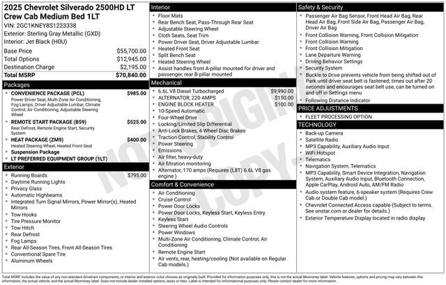 Certified 2025 Chevrolet Silverado 2500 LT w/ Convenience Package image 36