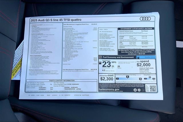 New 2025 Audi Q3 2.0T Premium Plus image 12