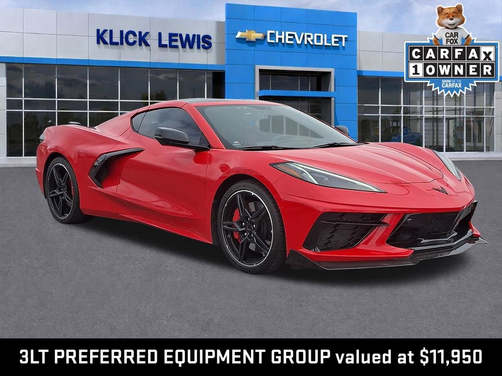 Used 2020 Chevrolet Corvette Stingray Premium Cpe w/ 3LT Preferred Equipment Group image 1