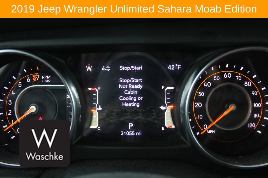 Used 2019 Jeep Wrangler Unlimited Sahara w/ Quick Order Package 24M Moab image 37