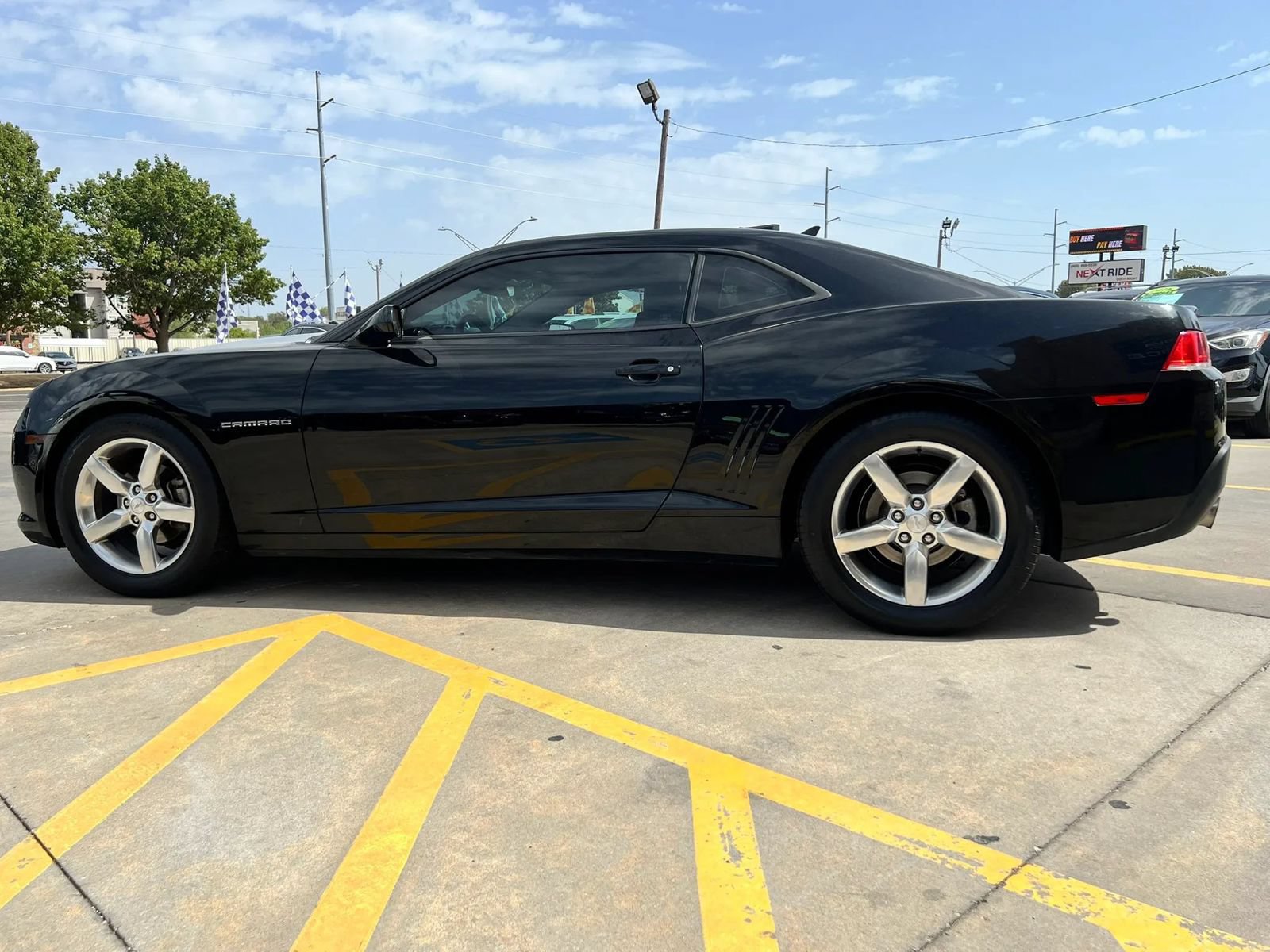 Used 2015 Chevrolet Camaro LT w/ Silver Rally Stripe Package RWD image 4