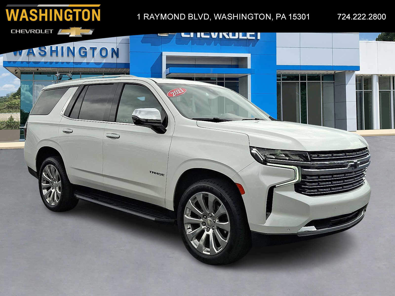 Used 2021 Chevrolet Tahoe Premier w/ Premium Package AWD/4WD image 1