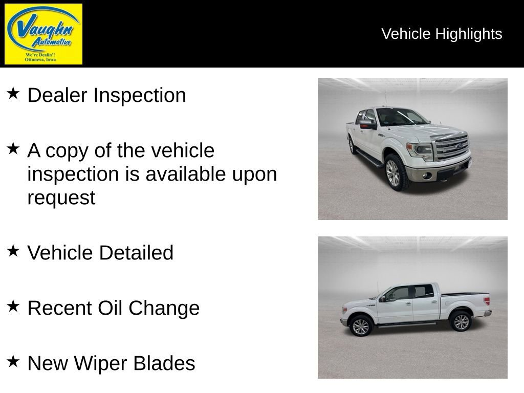 Used 2013 Ford F150 Lariat w/ Luxury Equipment Group image 2