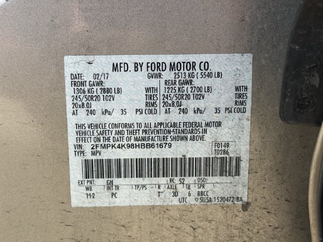 Used 2017 Ford Edge Titanium w/ Equipment Group 301A AWD/4WD image 32