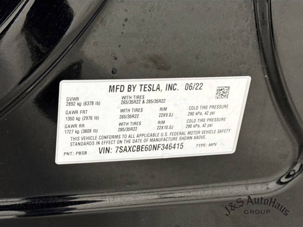 Used 2022 Tesla Model X Plaid AWD/4WD image 42