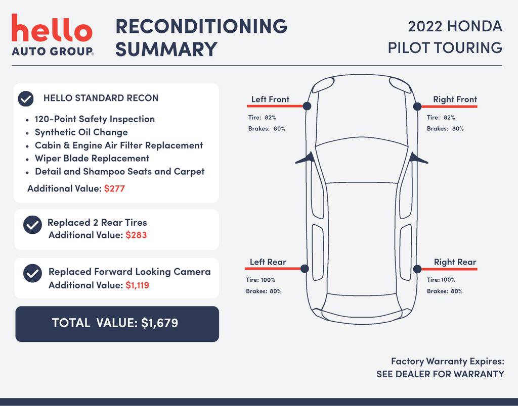 Used 2022 Honda Pilot Touring image 3