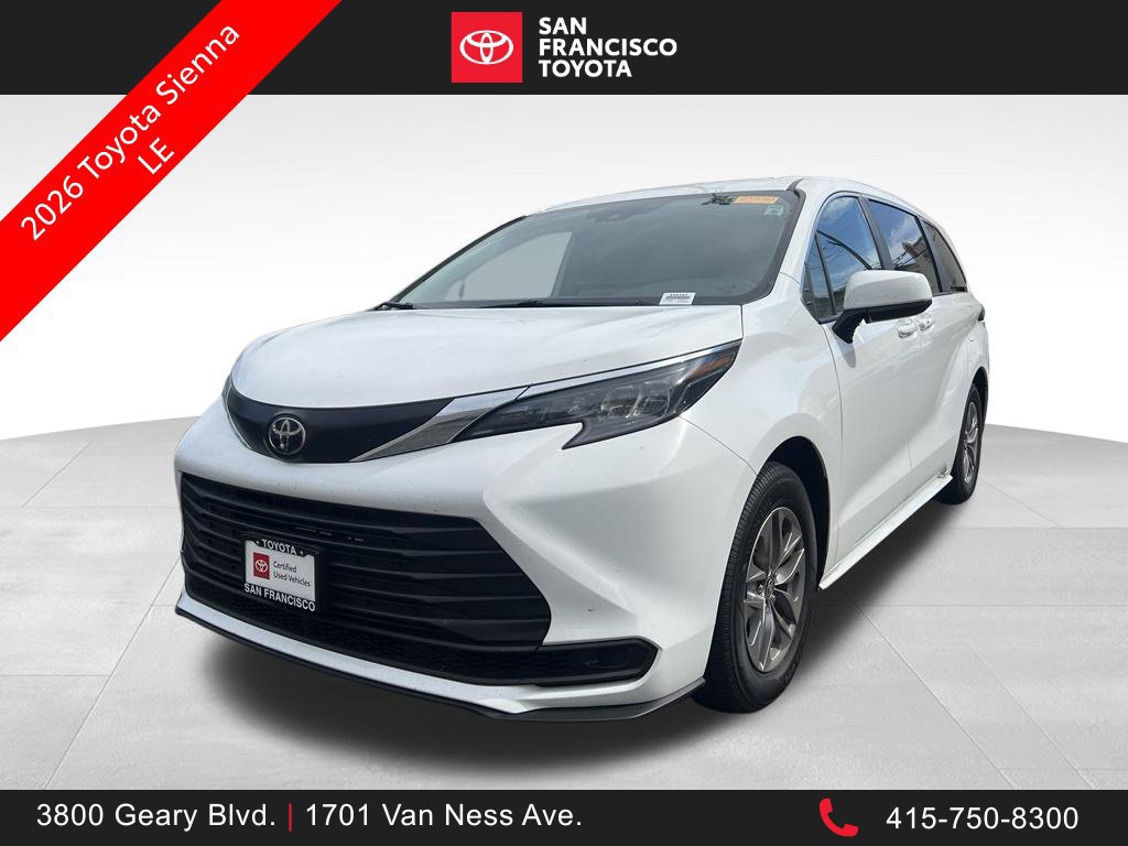 Certified 2026 Toyota Sienna LE