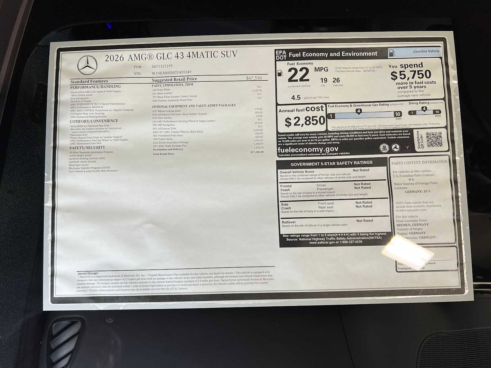 New 2026 Mercedes-Benz GLC 43 AMG 4MATIC image 41