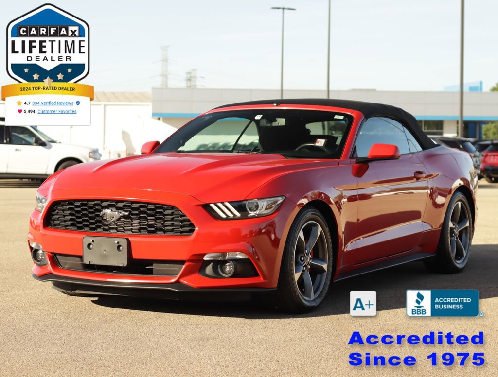 Used 2015 Ford Mustang Convertible w/ Equipment Group 051A RWD image 3