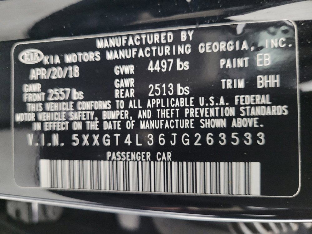 Used 2018 Kia Optima LX w/ 17" Alloy Wheels Package image 33