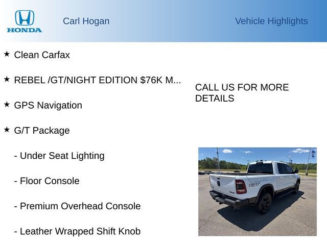 Used 2022 RAM 1500 Rebel w/ G/T Package AWD/4WD image 6