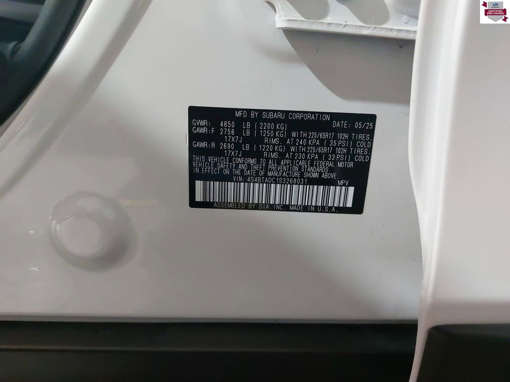 Certified 2025 Subaru Outback Premium w/ Popular Package #1A image 37