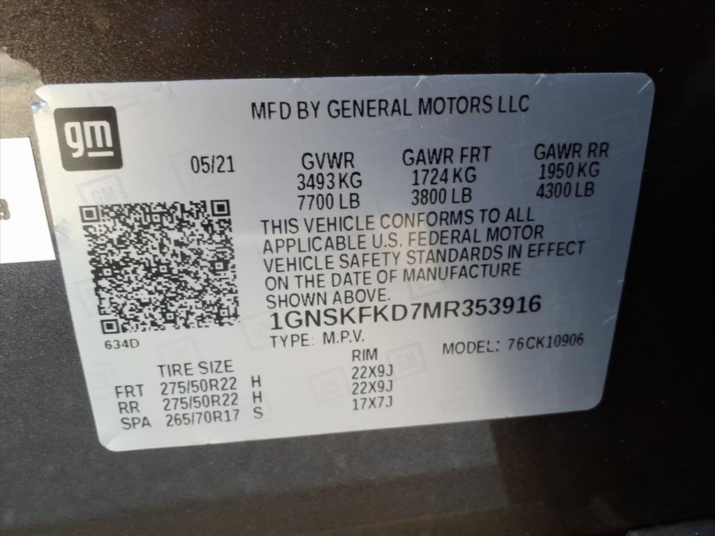 Used 2021 Chevrolet Suburban Premier image 32