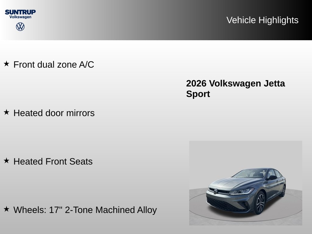 Used 2026 Volkswagen Jetta Sport FWD image 7