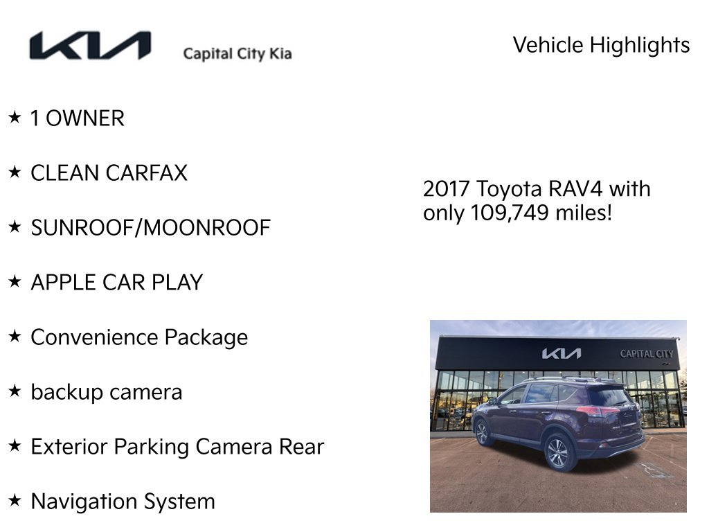 Used 2017 Toyota RAV4 XLE AWD/4WD image 8