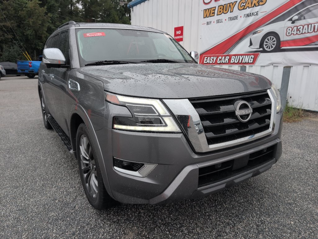 Used 2021 Nissan Armada Platinum w/ Captain's Chairs Package