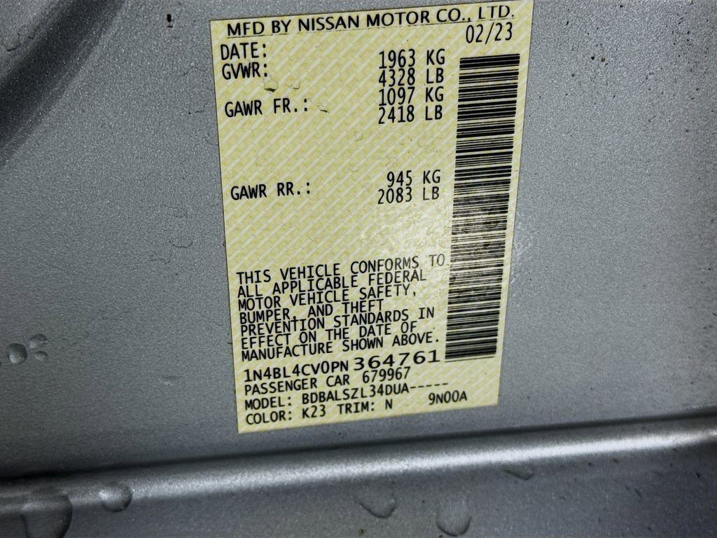 Used 2023 Nissan Altima 2.5 SR FWD image 39