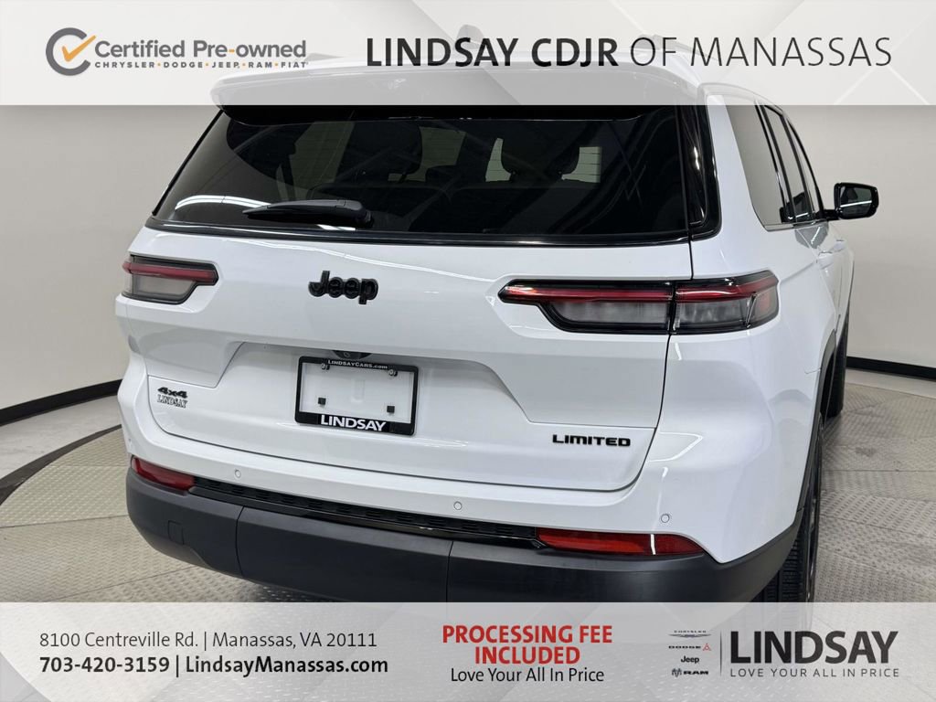 Certified 2025 Jeep Grand Cherokee L Limited w/ Luxury Tech Group II AWD/4WD image 10