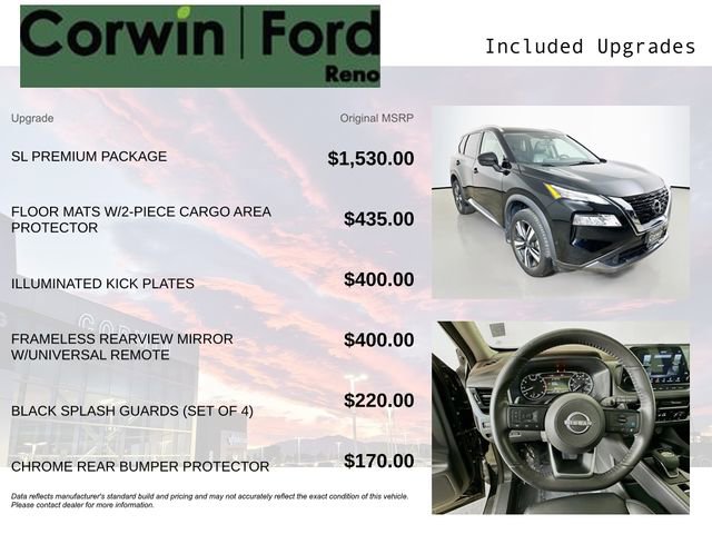 Used 2023 Nissan Rogue SL w/ SL Premium Package image 3