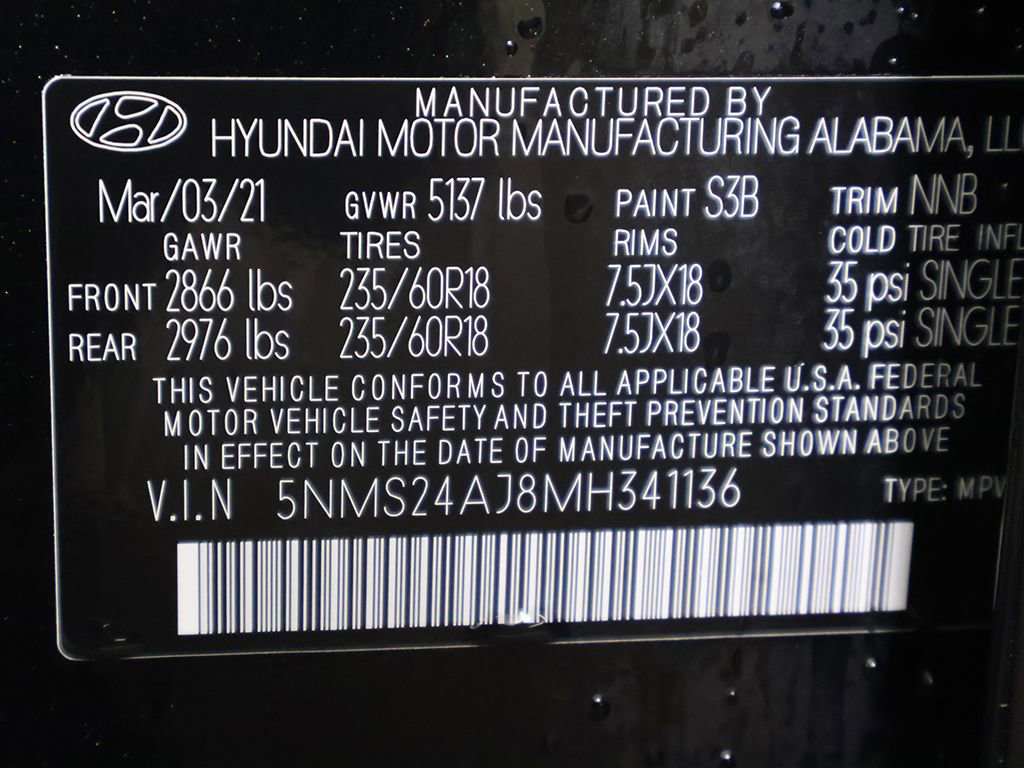 Used 2021 Hyundai Santa Fe SEL image 39