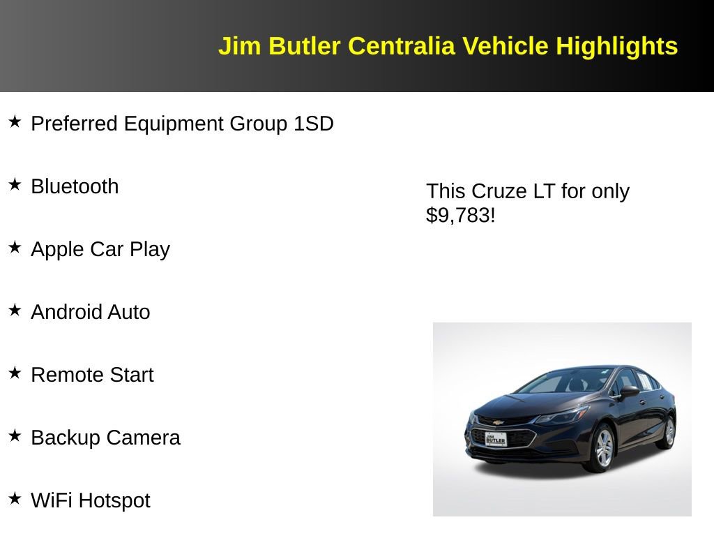 Used 2017 Chevrolet Cruze LT FWD image 5