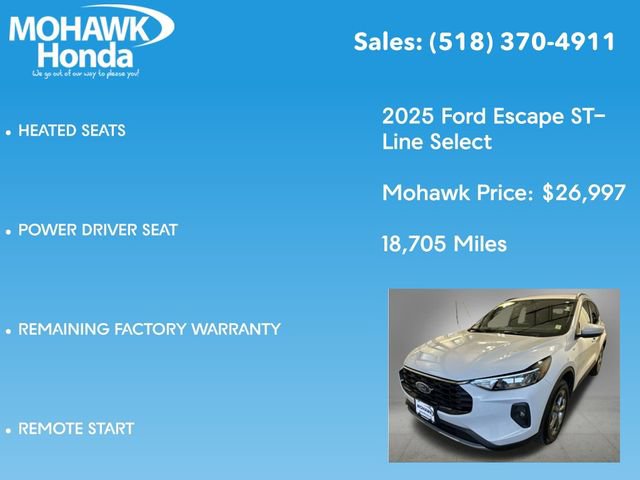 Used 2025 Ford Escape ST-Line Select AWD/4WD image 14