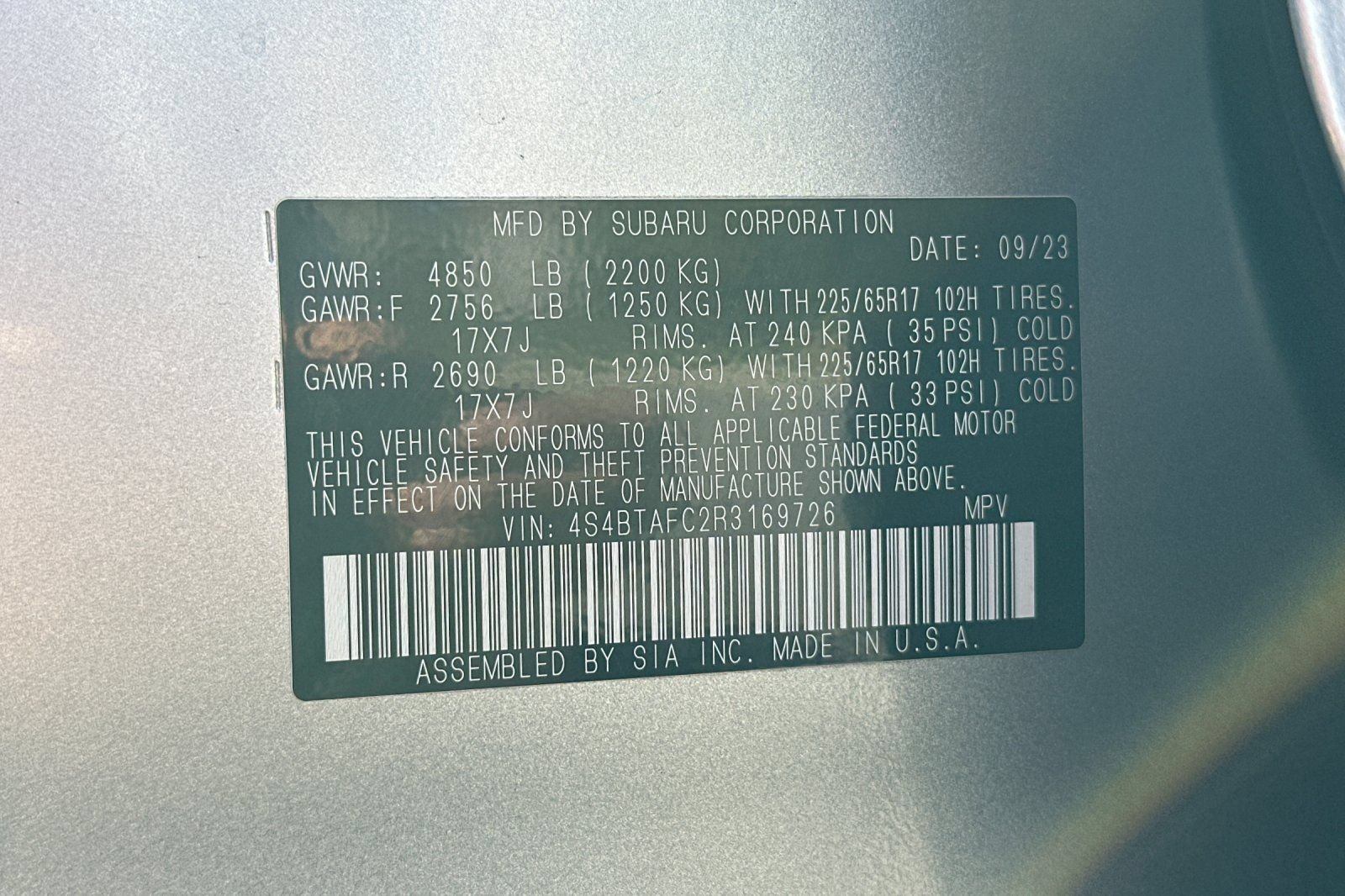 Used 2024 Subaru Outback Premium AWD/4WD image 55