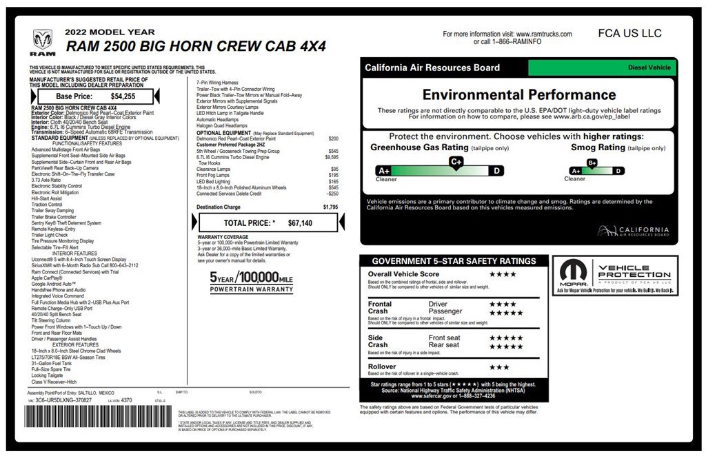 Used 2022 RAM 2500 Big Horn AWD/4WD image 22