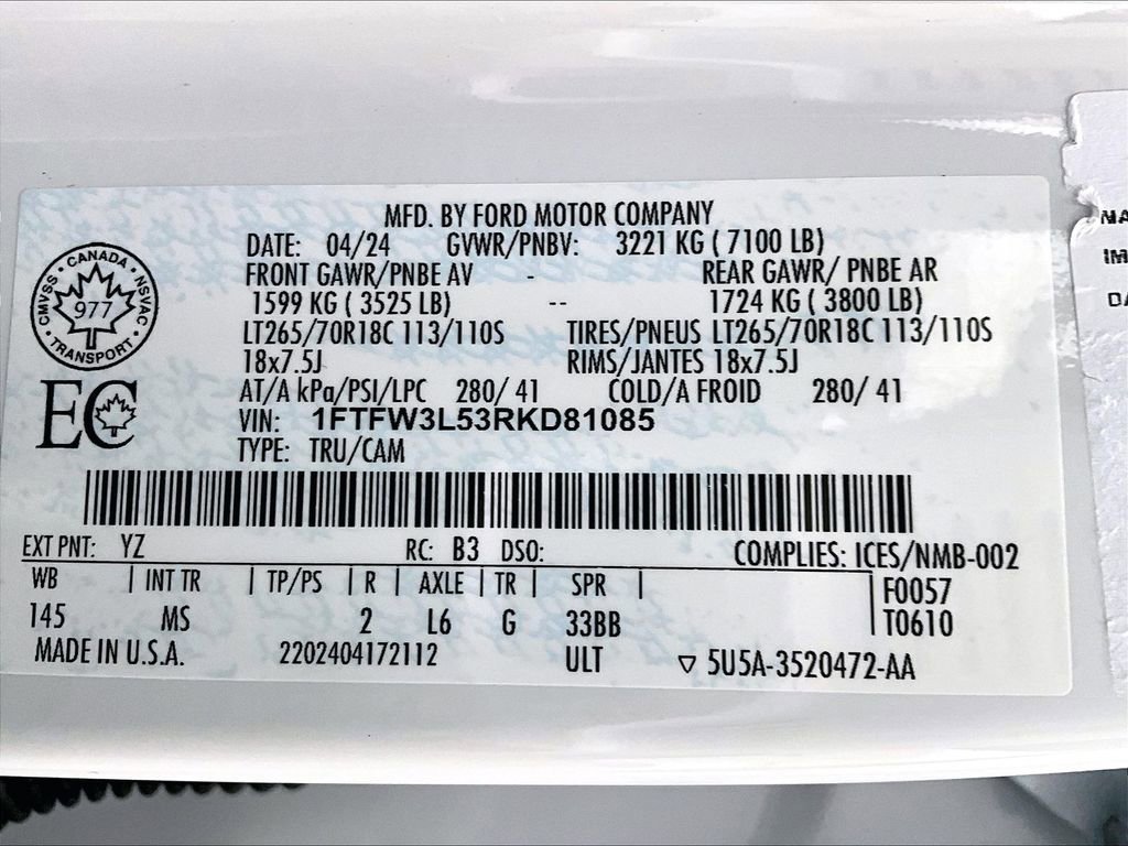 Used 2024 Ford F150 XLT w/ Tow/Haul Package AWD/4WD image 35