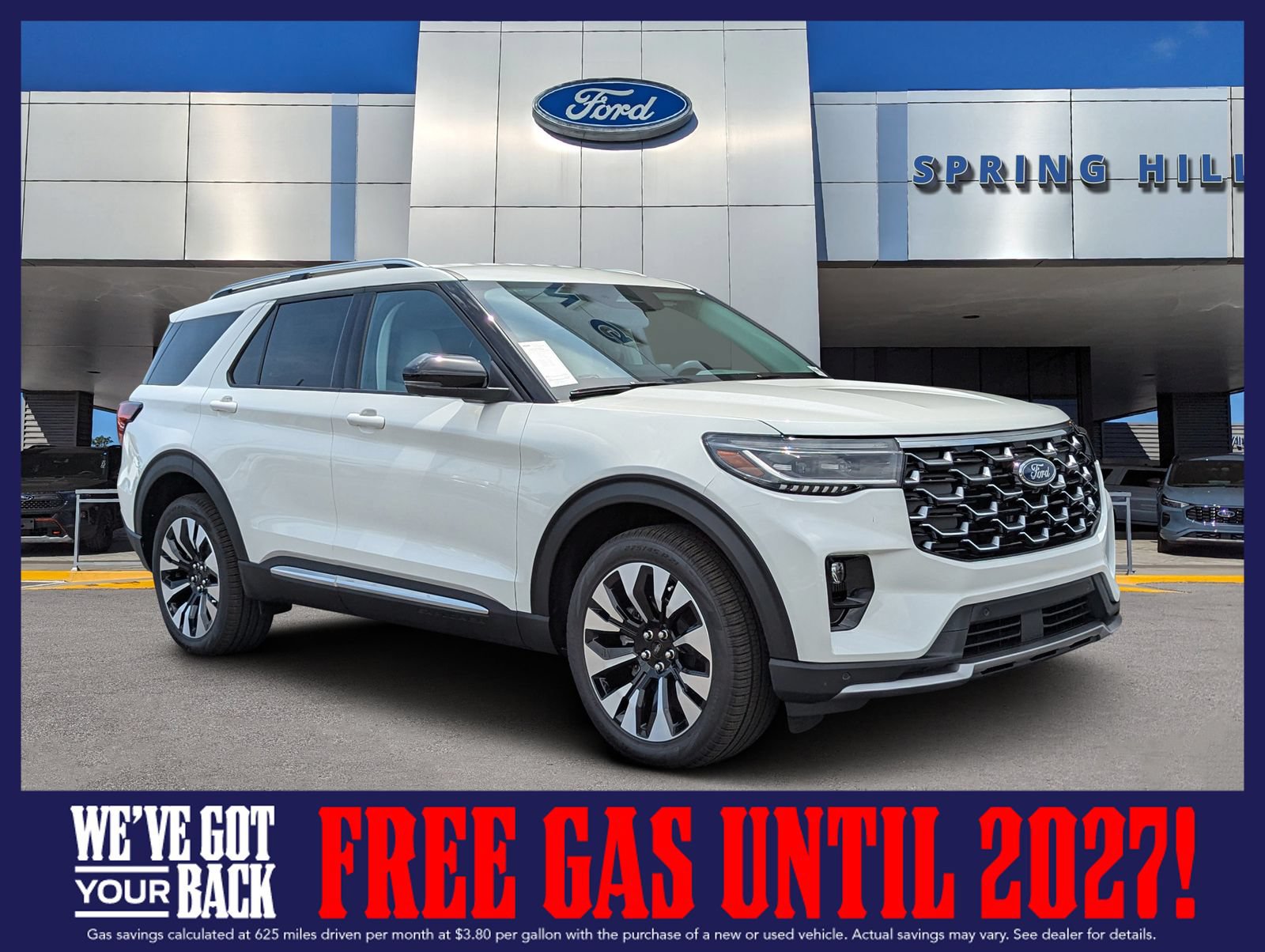 New 2026 Ford Explorer Platinum w/ LUX Leather Package