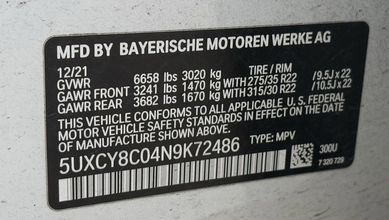 Used 2022 BMW X6 M50i w/ Executive Package image 28