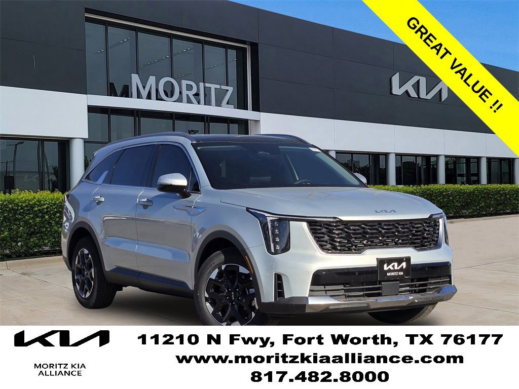 New 2026 Kia Sorento S w/ S Panoramic Sunroof Package