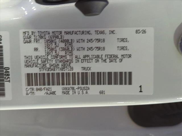 New 2026 Toyota Tundra SR image 17