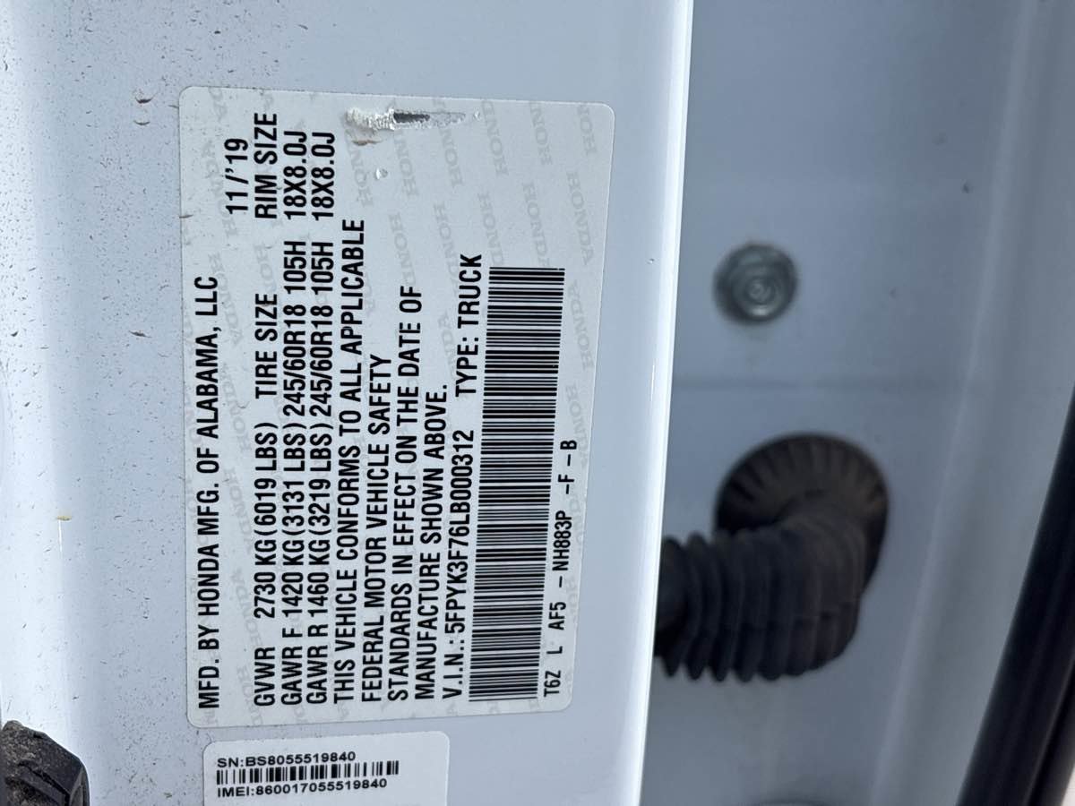 Used 2020 Honda Ridgeline RTL-E image 28