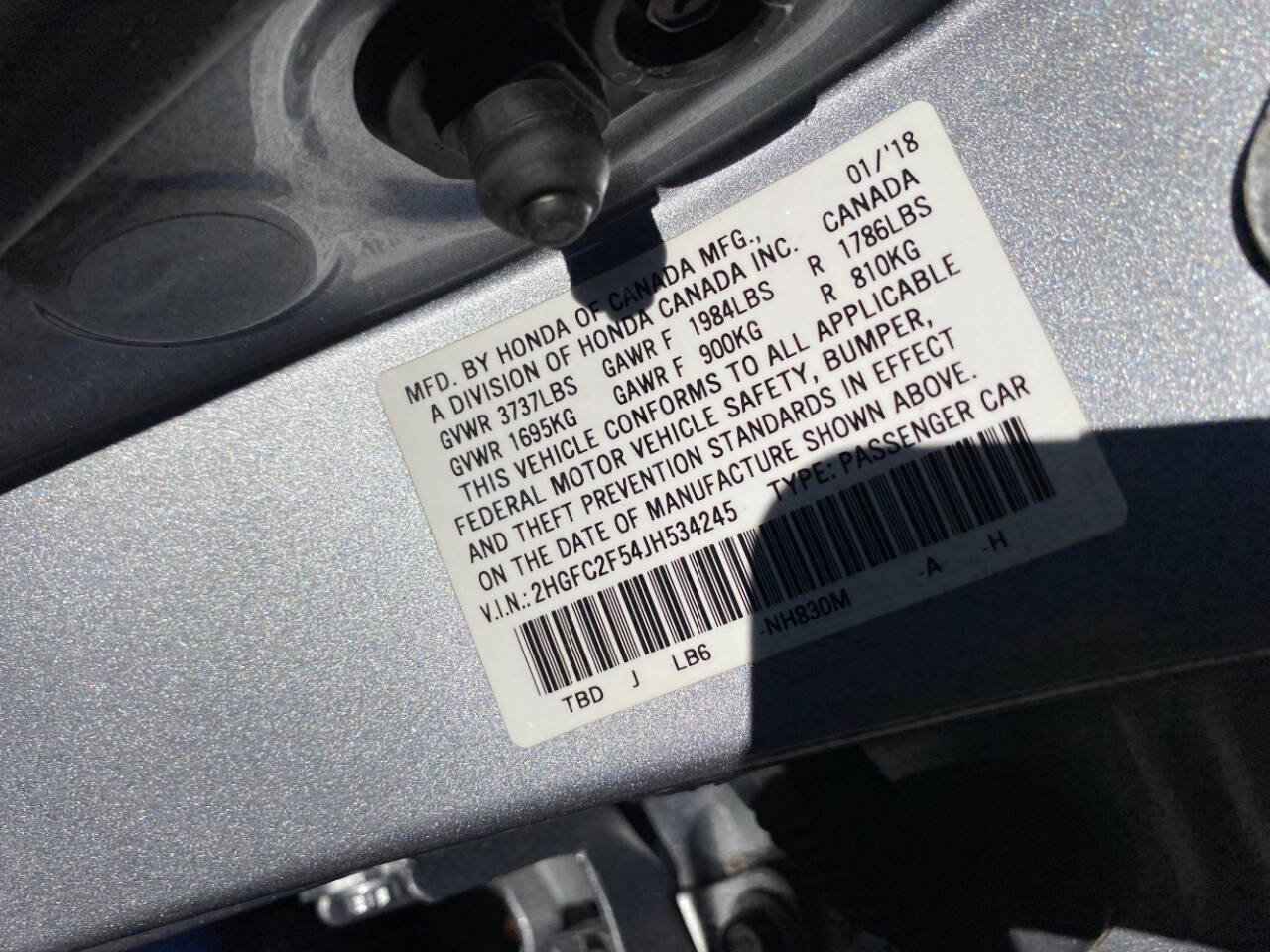 Used 2018 Honda Civic LX image 37