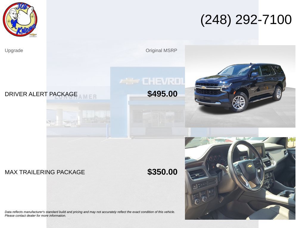 Certified 2022 Chevrolet Tahoe LS w/ Driver Alert Package AWD/4WD image 5