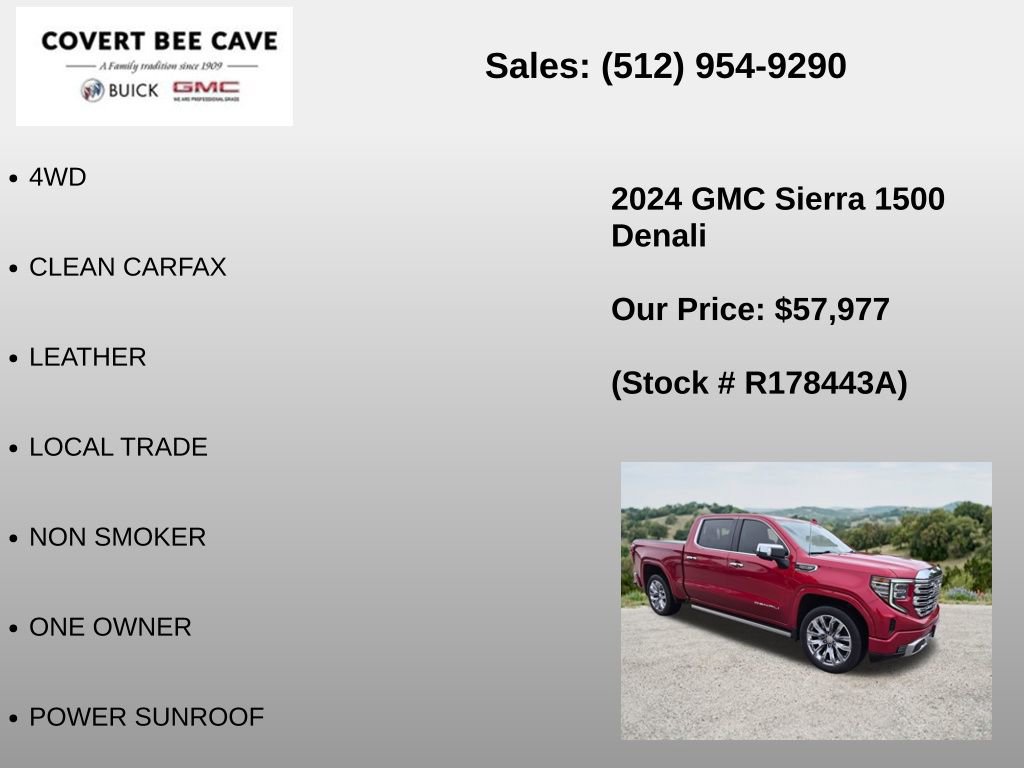Used 2024 GMC Sierra 1500 Denali AWD/4WD image 6