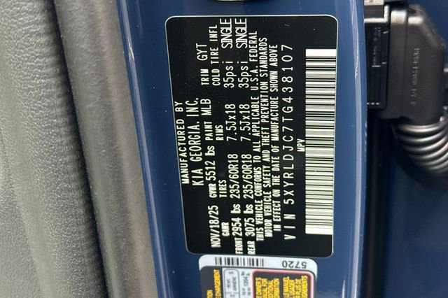 New 2026 Kia Sorento S w/ S Panoramic Sunroof Package image 36