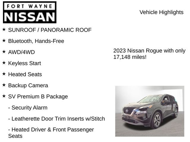 Used 2023 Nissan Rogue SV w/ SV Premium B Package image 8