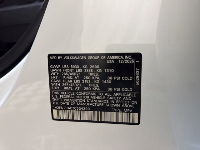 New 2026 Volkswagen Atlas SEL Premium R-Line image 42