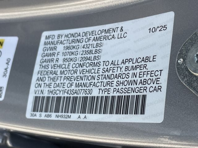 Used 2025 Honda Accord SE image 28